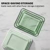 Pyrex Pyrex® Simply Store® Tinted 11-cup Rectangle Storage with Green Plastic Lid
